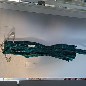 Anthropologie green cocktail dress